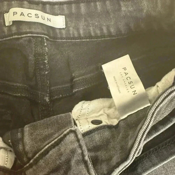 PacSun Jeans Slim fit stretchy material Grey 28x30 Excellent used condition - Picture 4 of 7